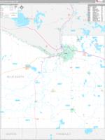 Blue Earth, Mn Carrier Route Wall Map